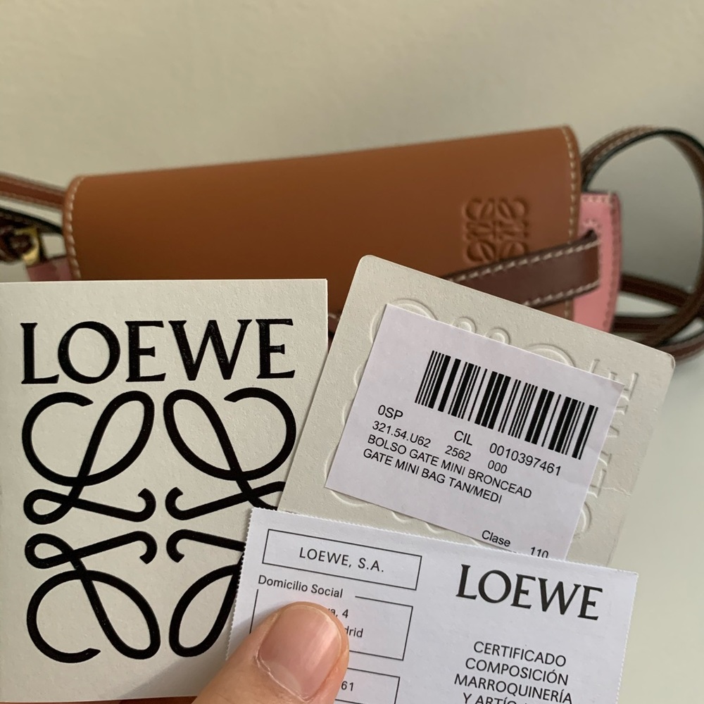 RARE Loewe Mini Gate Bag - Picture 6 of 8